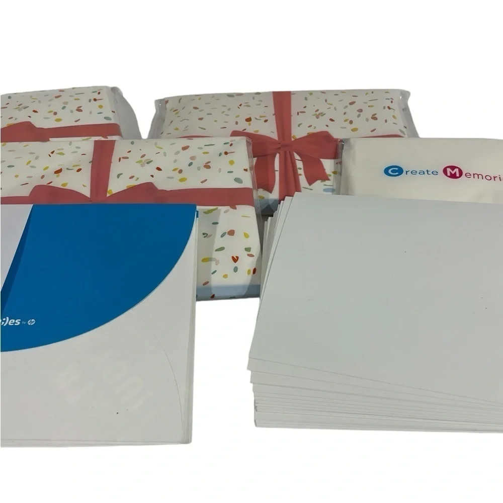 HP photo paper and envelopes
